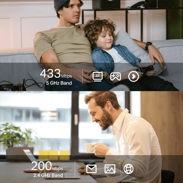 Tp-link Archer T2UB NANO AC600 D.B Bluetooth USB A adaptör (3yıl üretici garantili) - Resim 2