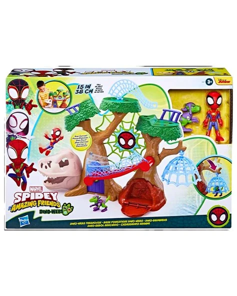 Spidey and His Amazing Friends Marvel Spider-Man Dino Webs Treehouse F9477