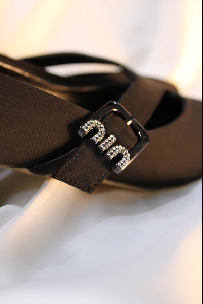 Mybellashoes Taşlı Tokalı Kadın Babet - 4