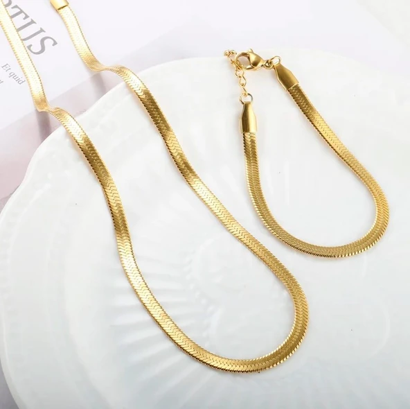 Sones Çelik Takı Setleri | Sns500245 - Resim 4