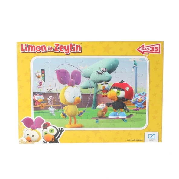 NessiWorld CAFRM-5082-5083 Limon ile Zeytin Frame Puzzle 35 Parça - 3