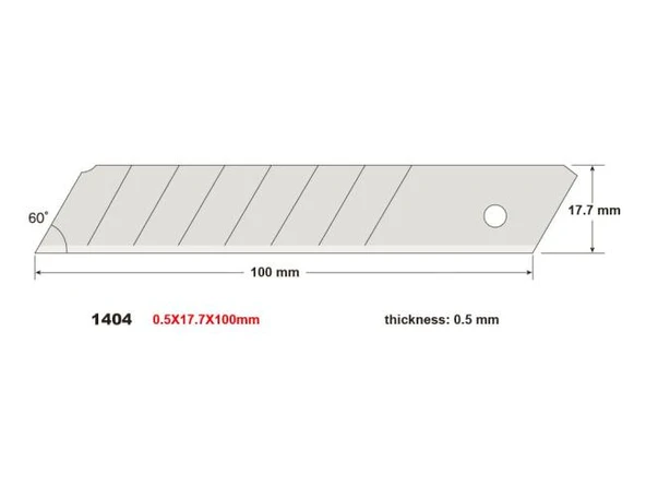 Sdi Maket Bıçağı Yedek Geniş 1404 | 10'lu Tüp - 2
