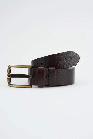 Erkek Kahverengi Deri Kemer 112543 - Resim 2