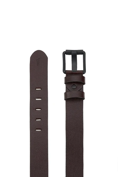 Erkek Kahverengi Deri Kemer 112546 - Resim 3