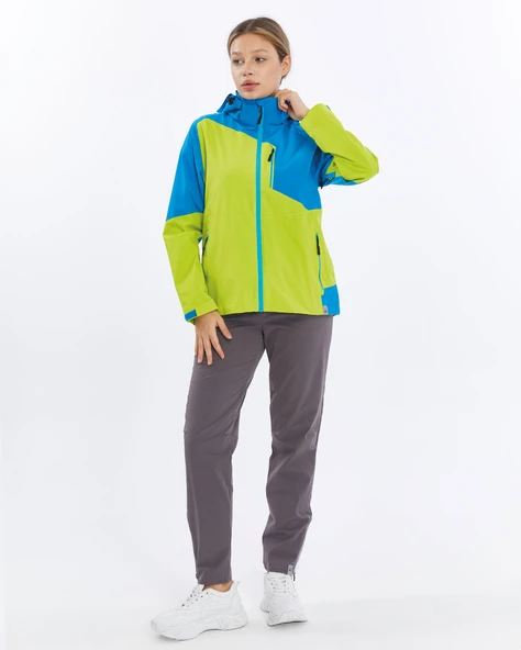 Mapamyumco Windbreaker Kadın Ceket-YEŞİL - Resim 2