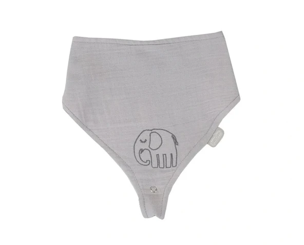 Nessiworld   Emzik Askılı Müslin Önlük 837 Gri - Resim 2