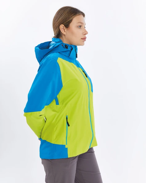Mapamyumco Windbreaker Kadın Ceket-YEŞİL - Resim 4