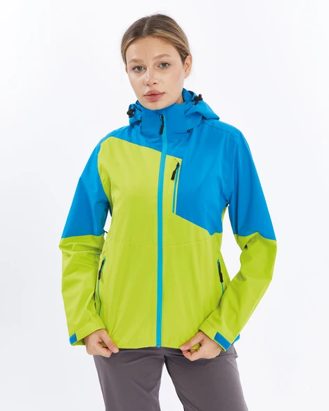 Mapamyumco Windbreaker Kadın Ceket-YEŞİL - Resim 5