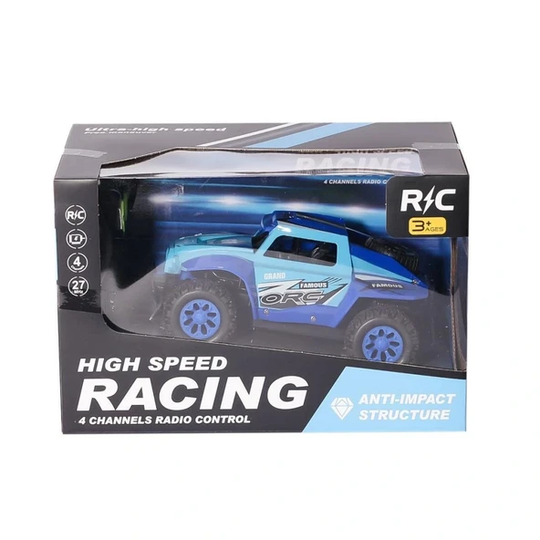NessiWorld 599-1 Kumandalı Şarjlı High Speed Racing Araba -Can Oyuncak - Resim 2