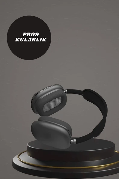 Kulak Üstü Kulaklık Pro9 ve Yeni Nesil Akıllı Saat Android ve İOS Uyumlu ANC Özelliği - 4
