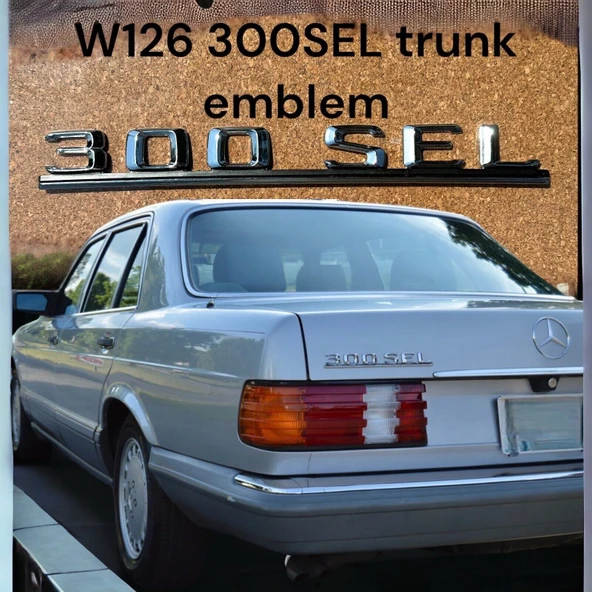 M.B UYUMLU W126 300SEL BAGAJ YAZISI