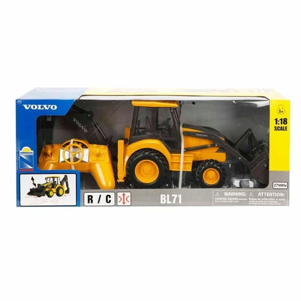 Nessiworld 87913 1:18 Uzaktan Kumandalı Volvo Kepçe -Sunman - 3