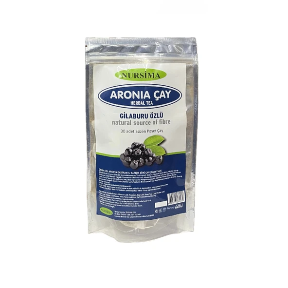Aronia Ekstraktlı Gilaburu Özlü  Çay 30lu Süzen Poşet Çay