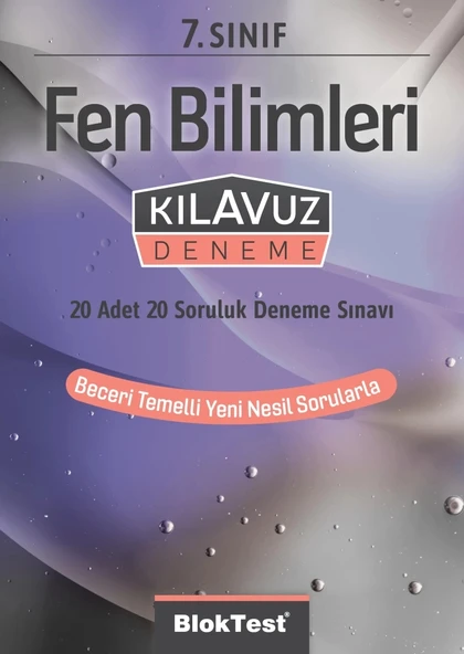 TUDEM YAYINLARI 7.SINIF BLOKTEST FEN BİLİMLERİ KLAVUZ DENEME ürün görseli