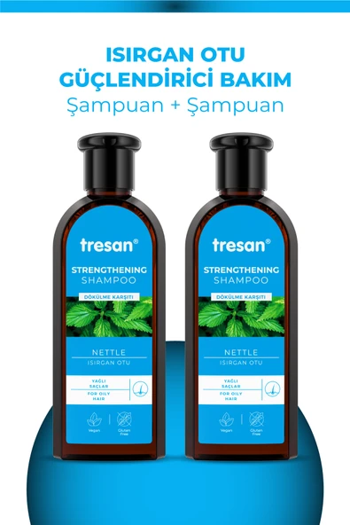 Isırgan Otu Dökülme Karşıtı Ve Güçlendirici Bakım Şampuanı Yağlı Saçlar Için 300 ml X 2 Adet - 1