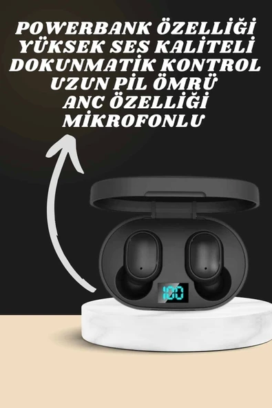 Dijital Göstergeli Kulaklık ve 7 Kordonlu Akıllı Saat Android ve İOS Uyumlu Uyku Takibi Sesli Görüşme - 2