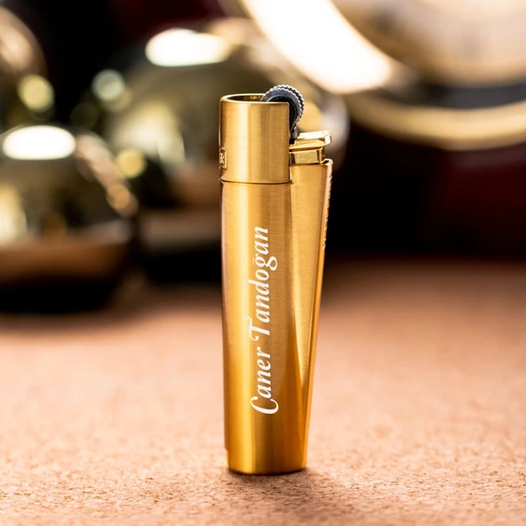 Clipper Isme Özel Clipper Çakmak Hediyelik Özel Kutulu