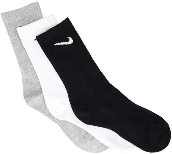 NIKE EVERYDAY LIGHTWEIGHT PERFORMANCE COTTON LONG SOCKS  3 Lü Renkli Çorap - 3