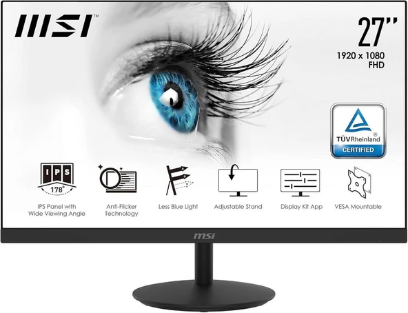 MSI PRO MP271 27" 5 ms Full HD IPS 75 Hz Monitör - Teşhir