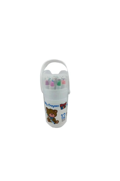 Kraf Kıds Pastel Boya Sılky Crayon 12 Lı Kk500