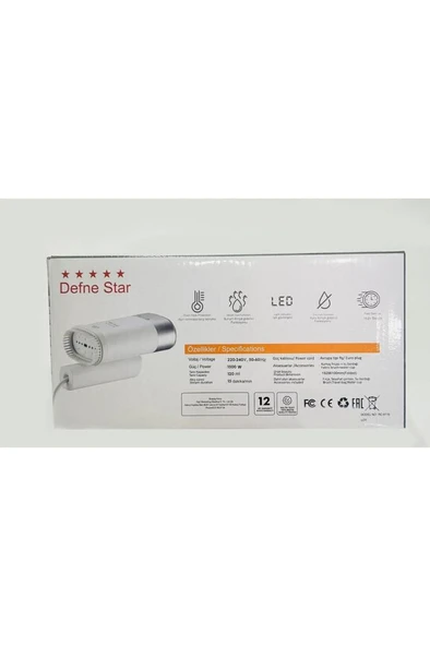 Katlanabilir Portatif Kırışık Giderici Buharlı Seyahat Ütü  RC-6116 - 5
