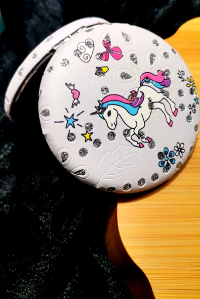 Monalisa Home Lüks Küçük Boy Figürlü Çift Taraflı Çocuk Ayna