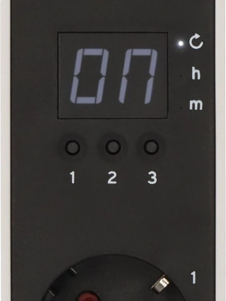 Brennenstuhl Ecolor Serisi 3 Soketli  1xType-C + 1xUSB Girişli 1.5 Metre Kablolu Zaman Ayarlı Uzatma Kablosu - Resim 2