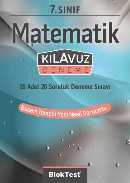 TUDEM YAYINLARI 7.SINIF BLOKTEST MATEMATİK KLAVUZ DENEME