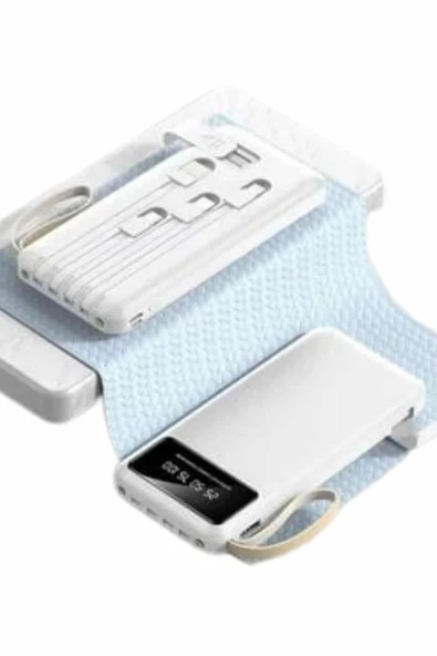 Powerbank Şarj Cihazı 4 Çıkışlı 20.000 MAH Powerbank Taşınabilir Çoklu Giriş - 4