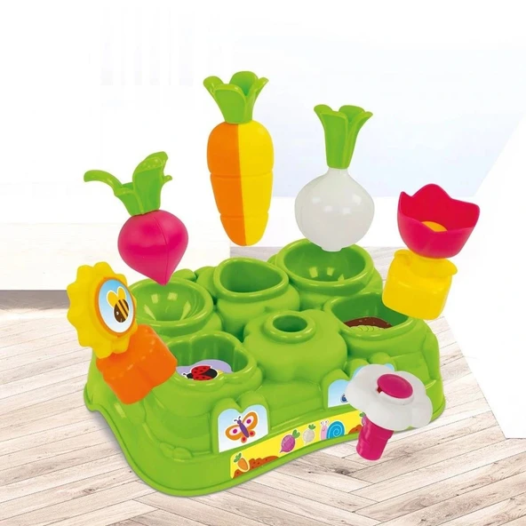 17277 Baby Clementoni - Renkli Bahçe 10-36 ay - Resim 4