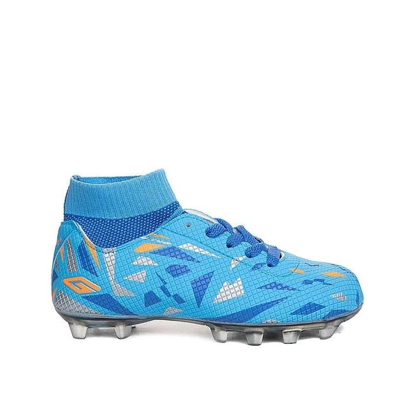 2303 Krampon Turkuaz Mavi Bilekli Çoraplı Kramponı