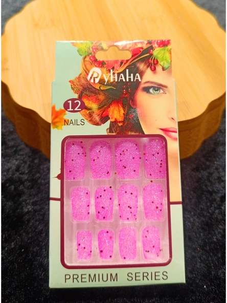 Monalisa Home Lüks Simli Figürlü Takma Tırnak ürün görseli 1