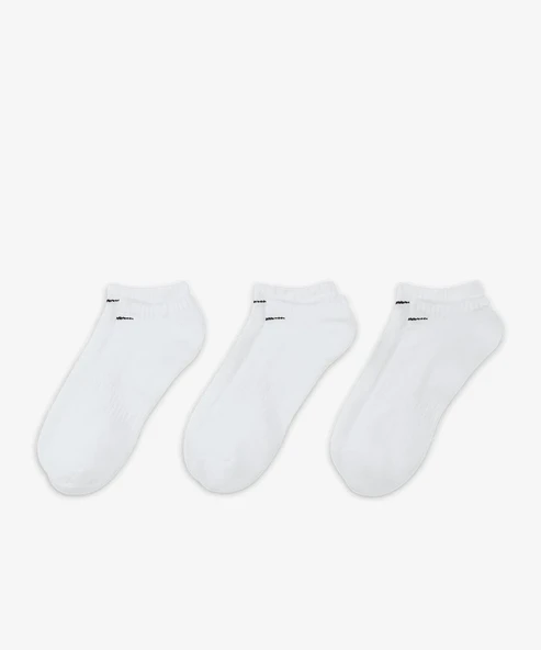 NIKE EVERYDAY PERFORMANCE COTTON SOLE SUPPORT ANKLE SOCKS  3 lü Beyaz Kısa Çorap - 5