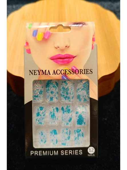 Monalisa Home Lüks Simli Figürlü Takma Tırnak ürün görseli