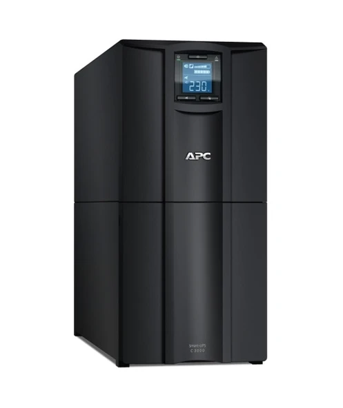 APC Smart-UPS C Line Interactive 3kVA Tower 230V 8x IEC C13+1x IEC C19 outlets USB and Serial communication AVR TdrTR