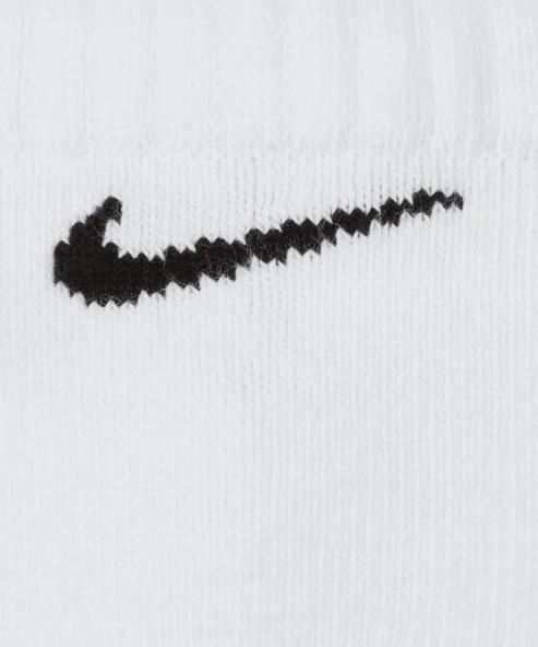 NIKE EVERYDAY PERFORMANCE COTTON SOLE SUPPORT ANKLE SOCKS  3 lü Beyaz Kısa Çorap - 6