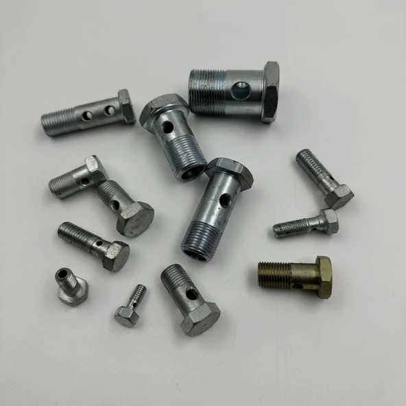 Delikli Mazot Civatası Uzun M26x1.5 - Resim 7