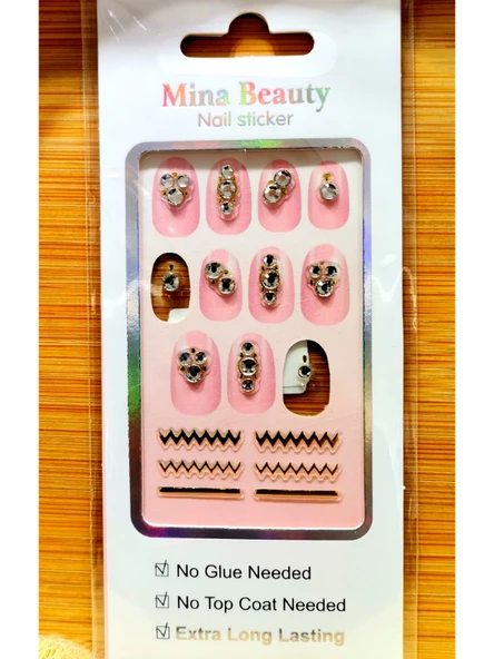 Monalisa Home Lüks  Figürlü  Nail Sticker ürün görseli