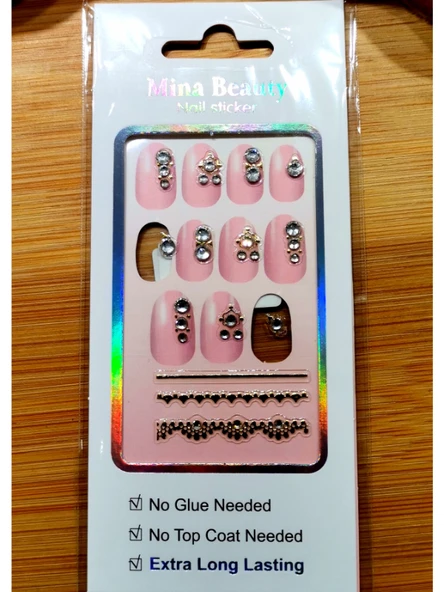 Monalisa Home Lüks  Figürlü  Nail Sticker ürün görseli 1