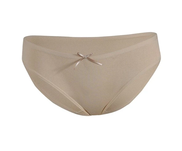 6 Adet Yıldız Bayan Likralı Kaşkorse Bikini Külot Slip Ten 3551 ürün görseli