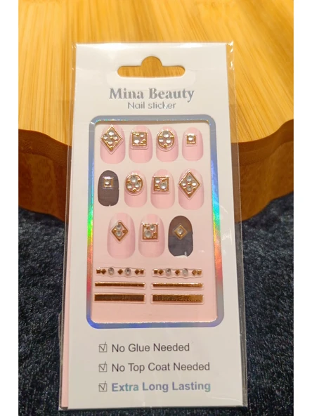 Monalisa Home Lüks  Figürlü  Nail Sticker ürün görseli 1