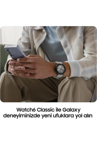 Samsung Galaxy Watch 6 Classic 47mm Gümüş Akıllı Saat - 5