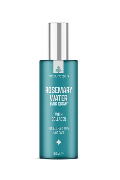 Rosemary Water Hair Sprey - Kolajenli Saç Toniği-%100 Doğal Biberiye Mayalı - 2