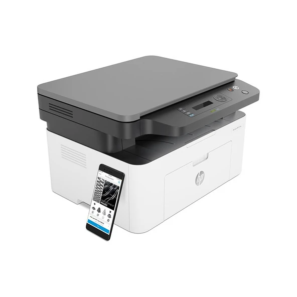 HP Laser MFP 135W 4ZB83A Wi-Fi + Tarayıcı + Fotokopi Mono Çok Fonksiyonlu Lazer Yazıcı - 2
