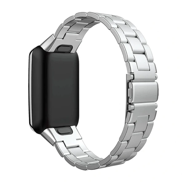 Xiaomi Mi Band 7 Pro Uyumlu -04 Metal Kordon - Resim 9