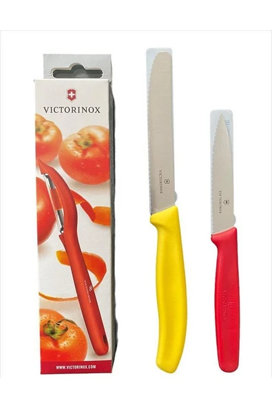 Sarı Kırmızı Soyacak Seti - 3