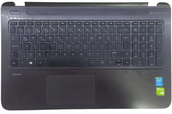 Hp 15-p105nt Klavye Touchpad Üst Kasa Takım