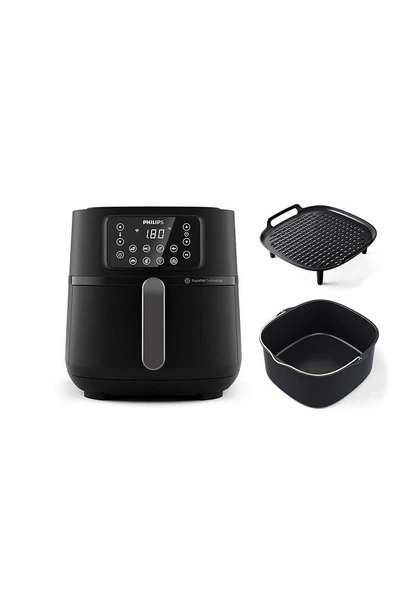 5000 Serisi XXL Airfryer, Uzaktan Bağlantı, 1.4kg, 7.2L Kapasite + Aksesuarlar, HD9285/96
