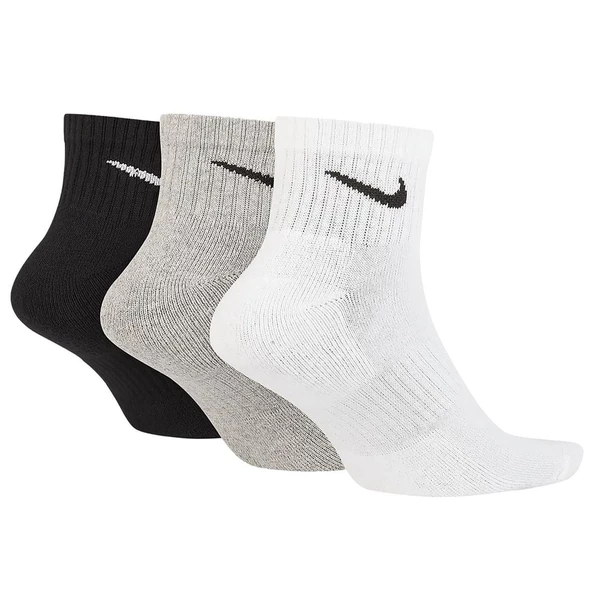 NIKE EVERYDAY PERFORMANCE LONG SOCKS WITH COTTON SOLE SUPPORT  3 LÜ RENKLİ ÇORAP - 5