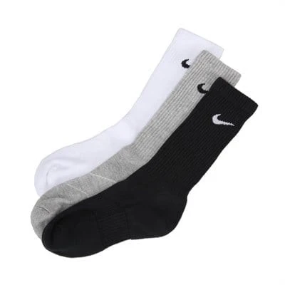 NIKE EVERYDAY PERFORMANCE LONG SOCKS WITH COTTON SOLE SUPPORT  3 LÜ RENKLİ ÇORAP - 3